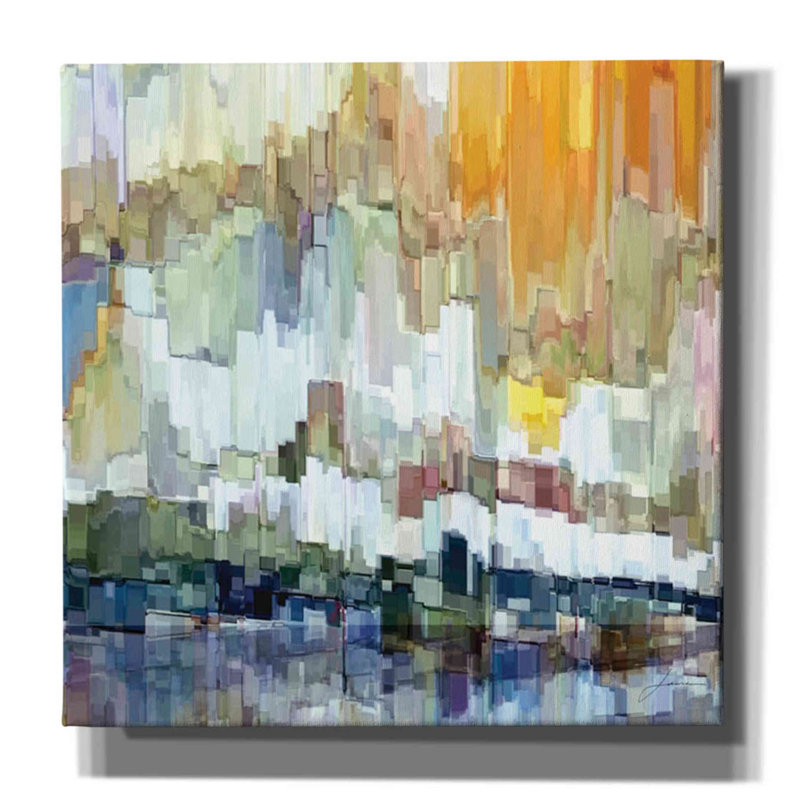 «Glacier Bay II» par James Burghardt - impression sur toile tendue, H 26 po x l 26 po x P 1,5 po