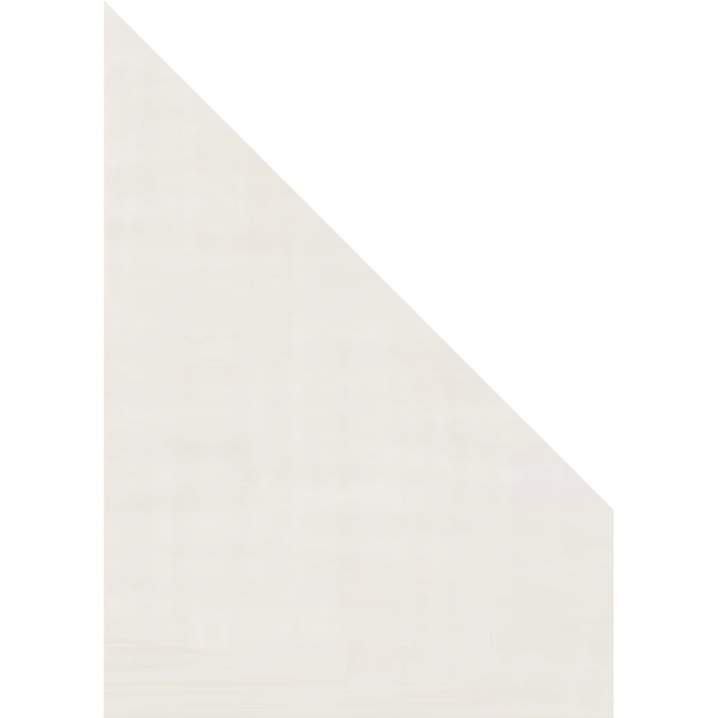 Évent à pignon demi-sommet en PVC à gauche, H 35 po x l 21 po x P 3 po, Brai 13/12