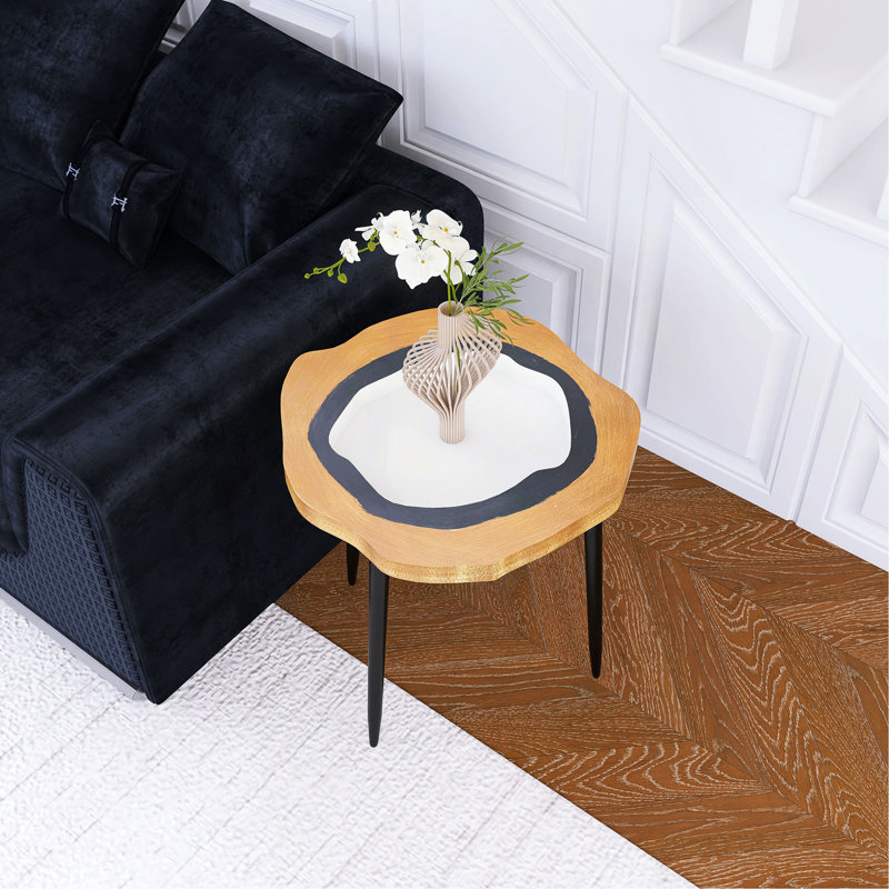 Petite table basse Table de chevet Table de chevet pour salon, chambre à coucher et balcon