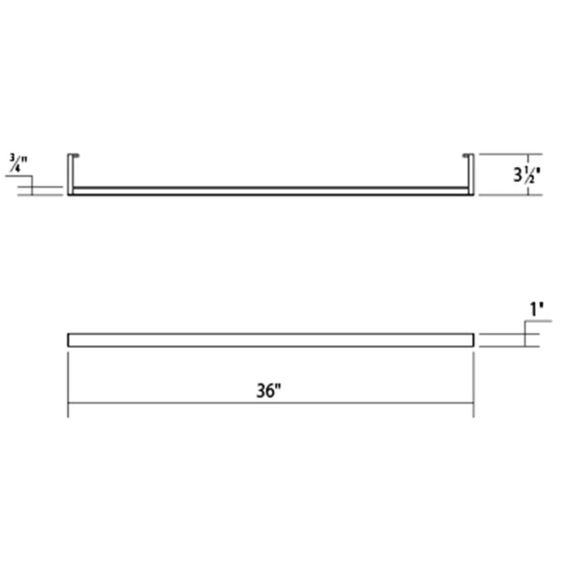 Thin-Line 2 - Light LED Armed Sconce, Satin White