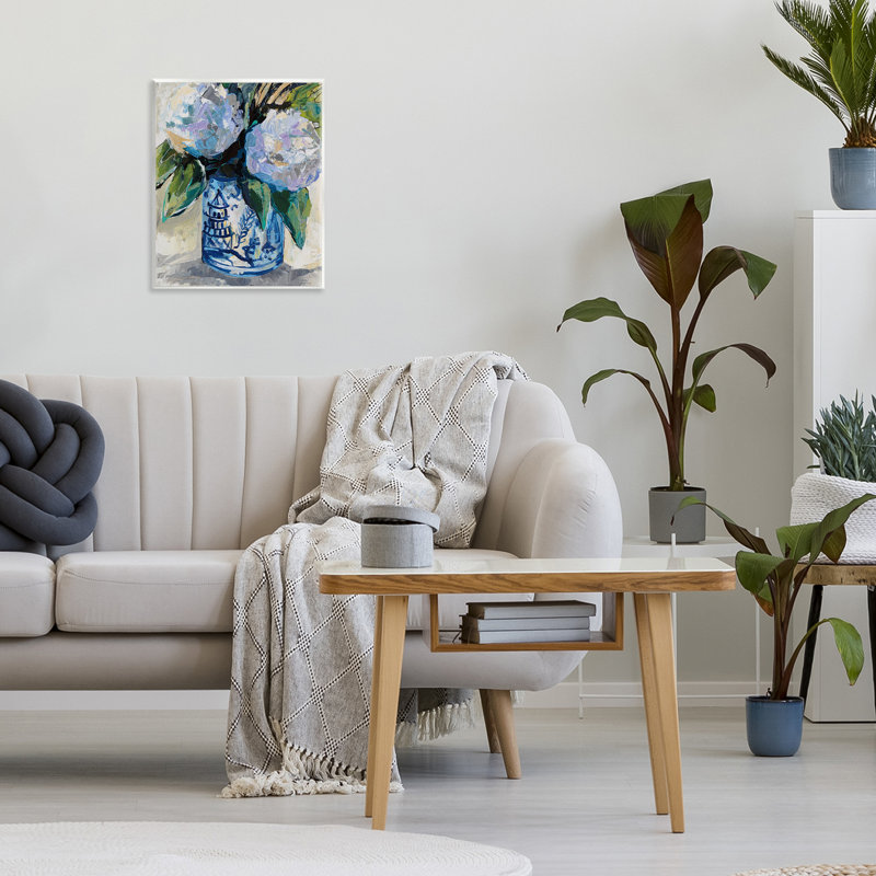 «August Blooms in Vase», plaque murale, design par Jeanette Vertentes