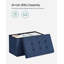 76x38x38cm 76cm Wide Rectangle Solid Colour Footstool Ottoman with Storage-109600223