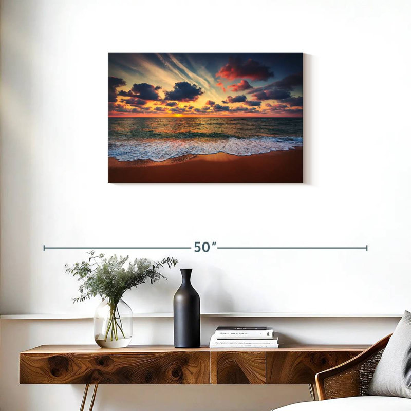 Jamaican Ocean Gillard, 20" H x 30" W