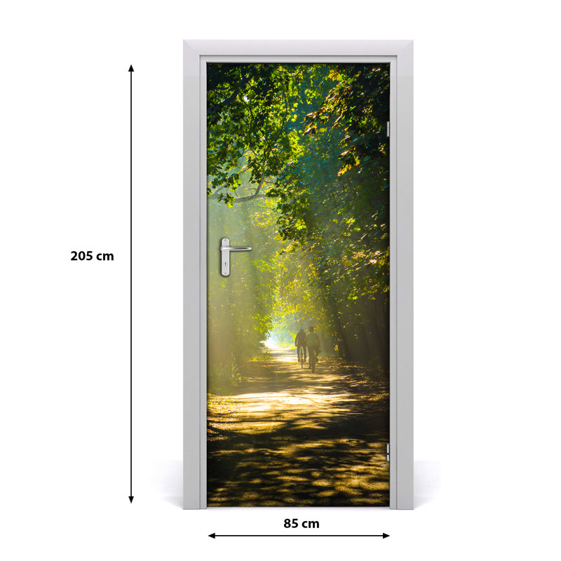 Way In Forest Door Decal