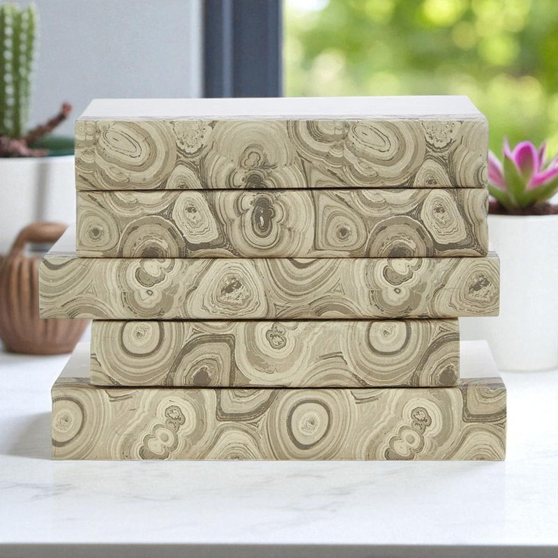 Malachite 5 Piece Book Set