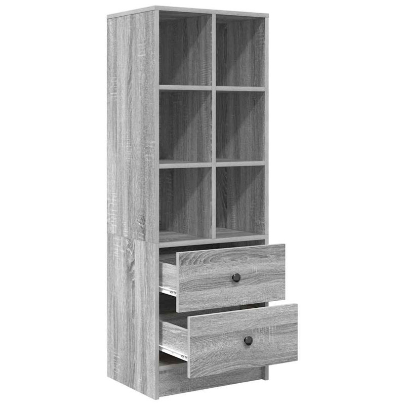 45.5 cm W Highboard, Grey Sonoma