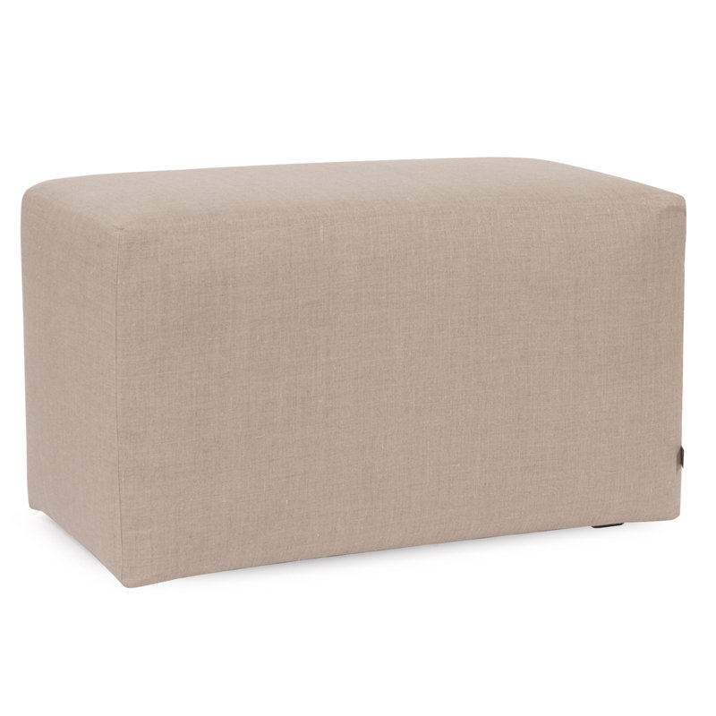 Azemar Box Cushion Ottoman Slipcover