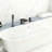 Solid Brass Deck Mounted Waterfall Roman Tub Filler with Hand Shower-100041422