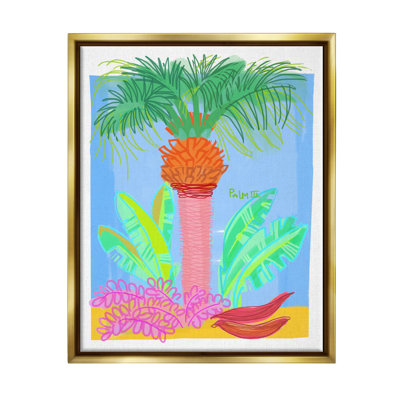 «Tropical Palm Tree Botanicals Summer Beach Day», impression