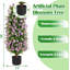 Faux Plum Blossom Tree in Pot (Set of 2)-101796881