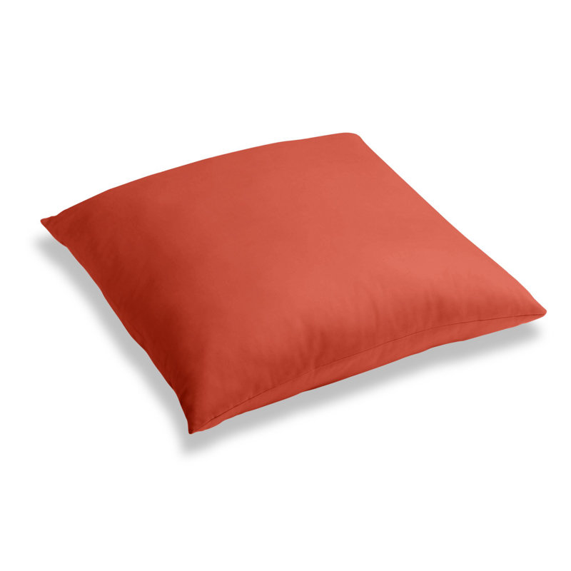 Square Indoor/Outdoor Pillow Cover & Insert, Melon