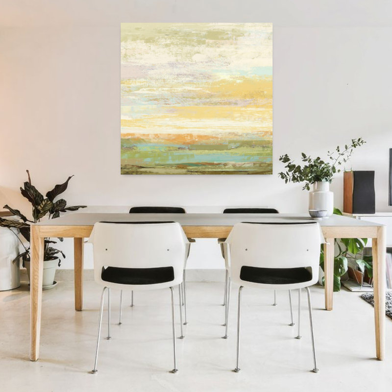 Art contemporain abstrait Echo Canyon, H 36 po x l 36 po