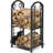 15.75" W Metal Log Rack