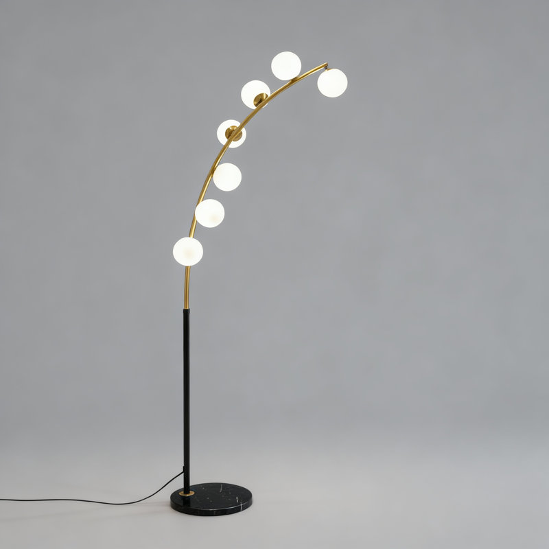 Lampe sur pied Celeste Arc - Modern Motion Timeless Glow