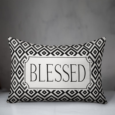  Blessed Diamonds Outdoor Rectangular Pillow Cover and Insert