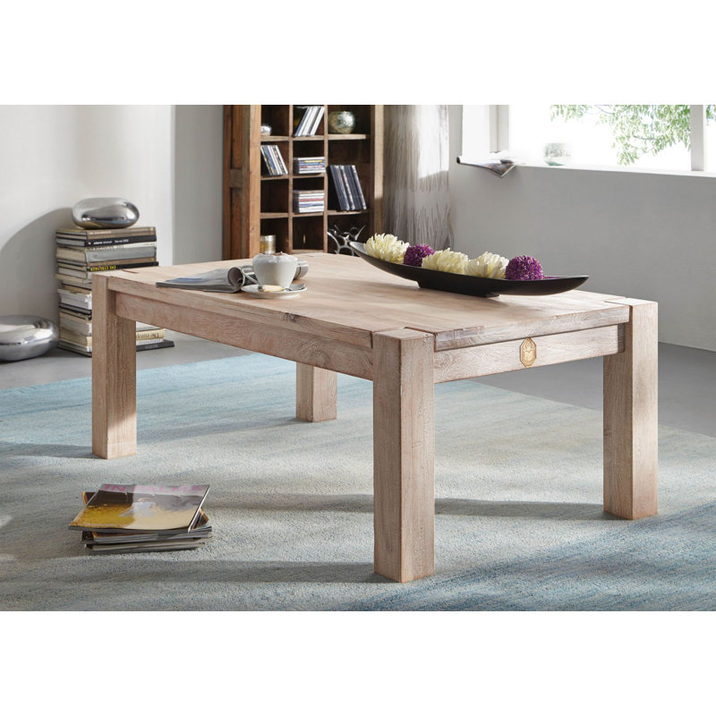 Solid Wood Four Leg Coffee Table