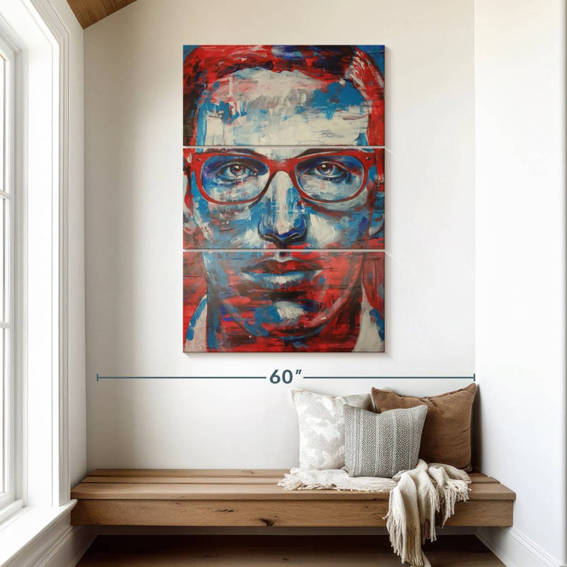 Red Vibrant Portrait