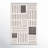Flore Geometric Handmade Kilim Wool/Cotton Area Rug in Ivory/Black-1682988094