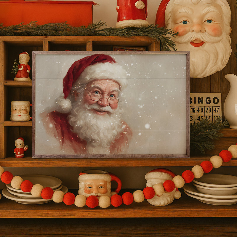 Santa's Smile, H 16 po x l 24 po