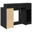 Desk Black Oak 55x91 Cm Engineered Wood-320120561