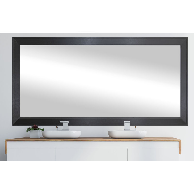 Aizik Engineered Wood Flat Wall Mirror, 31.5" x 59.5"