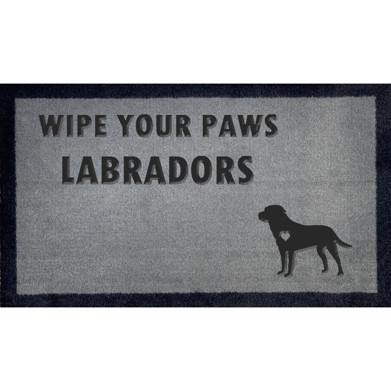 Shriver 70 x 40cm Non-Slip Indoor Door Mat