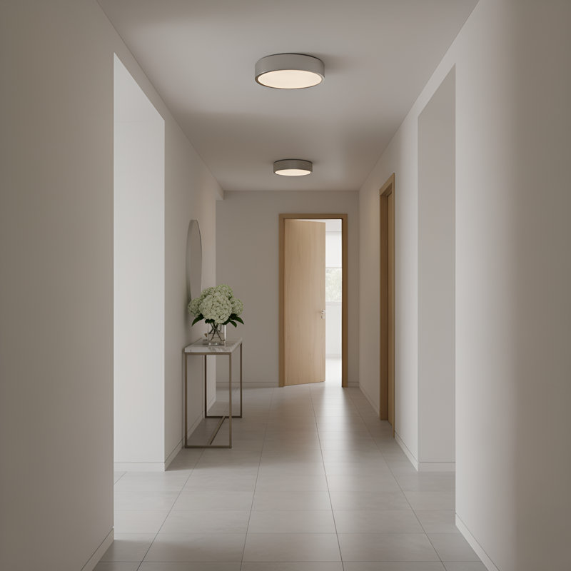 Grand plafonnier Albee de Génération Lighting , Nickel brossé