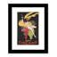 «Brickhill Asti Cinzano», affiche vintage encadrée sur papier en noir / jaune-35156051-35156060