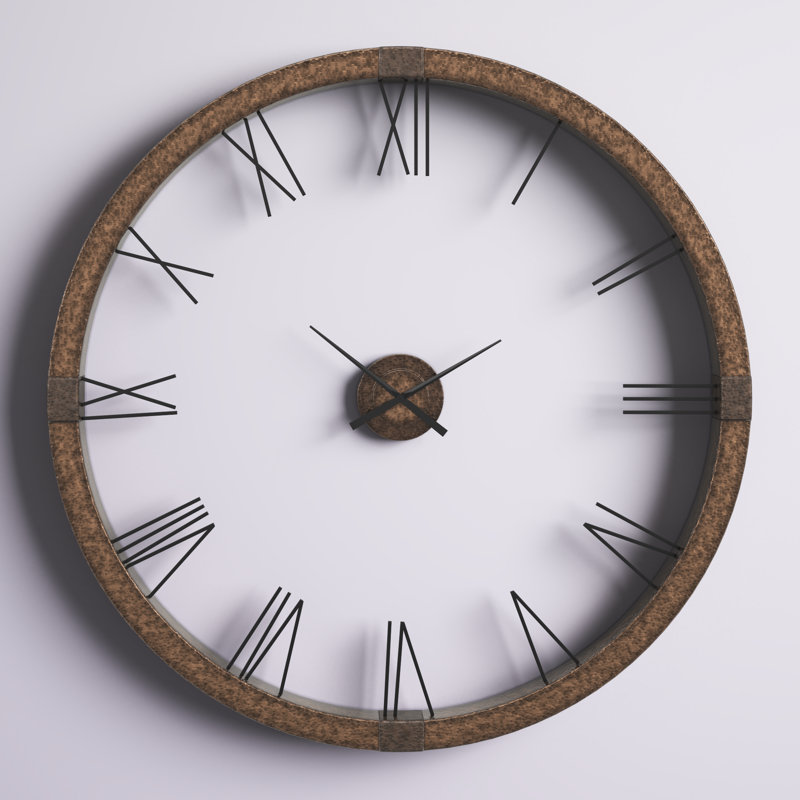 Oberon Metal Wall Clock