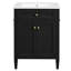 Meuble-lavabo avec 2 portes et tiroir coulissant Defelice, armoire de rangement de salle de bain avec lavabo, portes à fermeture en douceur avec organisateurs-453020664-453020612