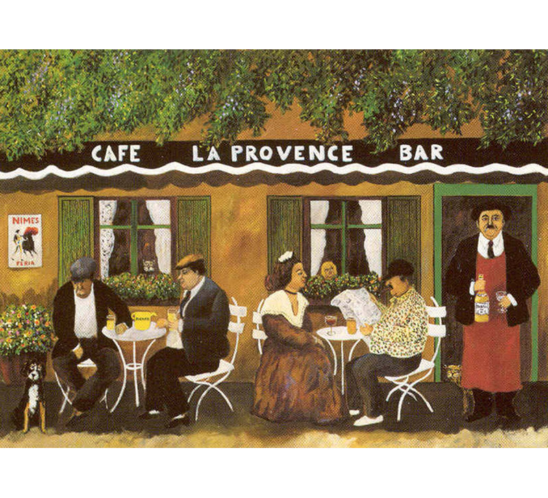 Café La Provence, H 17 po x l 24 po