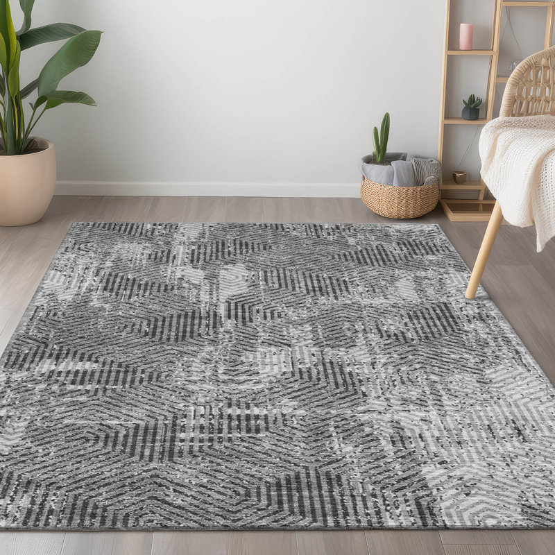 Tapis intérieur / extérieur Maliana, Rectangle de 10 pi x 14 pi