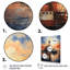 «Ishanvi Orange Oil Rigs Fields In Texas», reproduction d'art sur toile-319589560-319589566