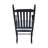 Wooden Porch Rocker Chair  BLACK, Without Mat-797694887