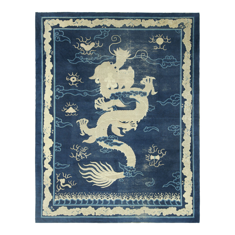 One-of-a-Kind 9'x11'6 Hand Knotted Area Rug
