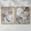 ABSTRACT Series XXV - reproduction encadrée de qualité supérieure - prête à être accrochée - aucun clou requis - aucun clou requis-104438143-104438140