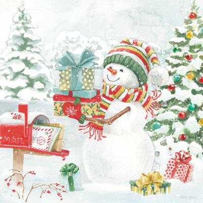 " Snow Day IV " by Beth Grove Painting Print