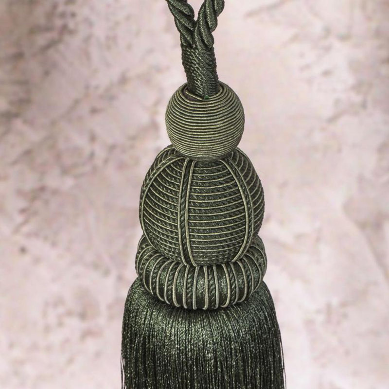 Losoto Fabric 10cm Curtain Tieback, Green