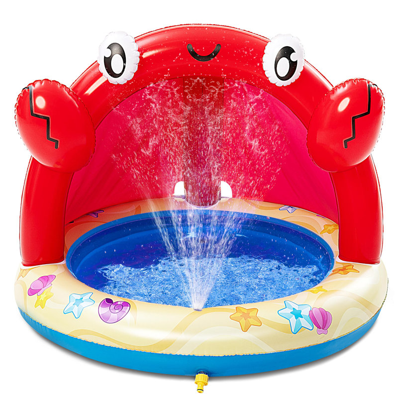 Inflatable Kiddie Pool for Outdoor Summer Water