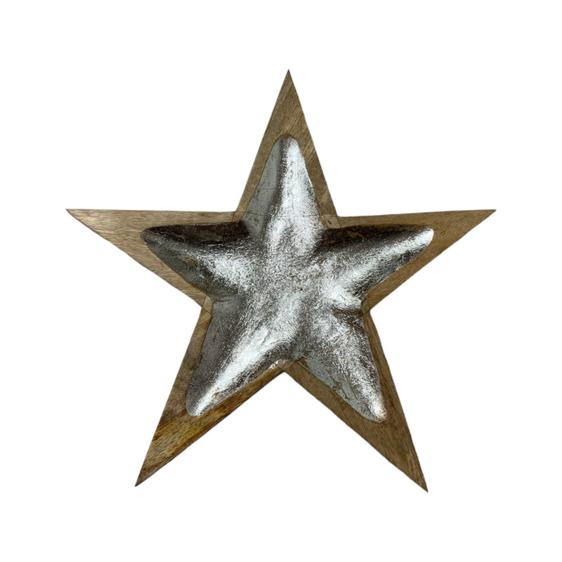 Star Dish Silver - Natural