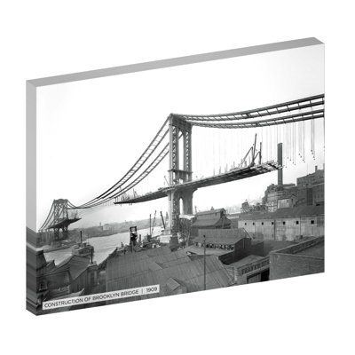 " Construction Of Brooklyn Bridge "