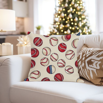 Sports Baseball Pattern III Pillow Cover