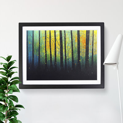 Spring Forest in Paint - Framed Print