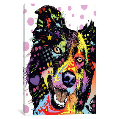 Border Collie 1 Piece Wall Art on Canvas