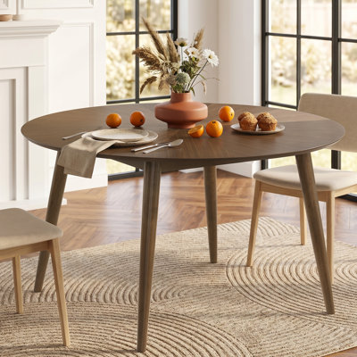 52 Inch Mid-Century Modern Round Dining Table