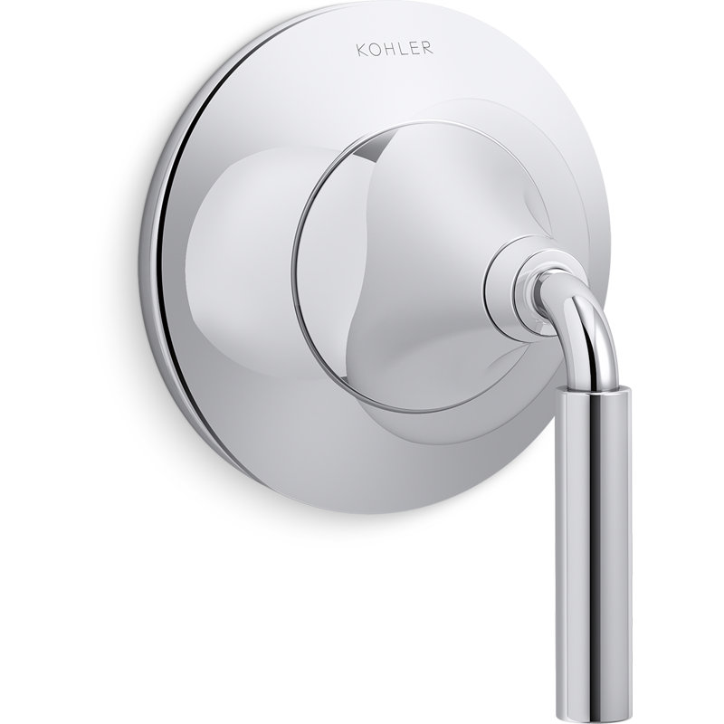 Ensemble de douche à fixation en surface 4,75 po x 4,67 po Tone Trim, Argent