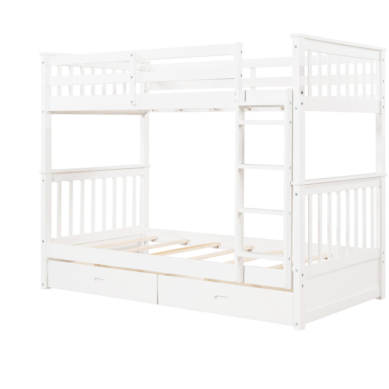 Lit superposé blanc Twintwin