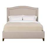 Caroline/Casey Queen Upholstered Low Profile Panel Bed