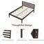 Lit plateforme double 35,5 po