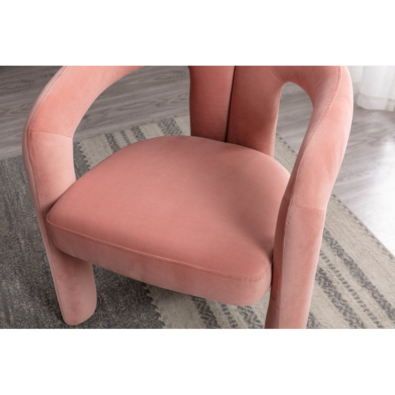 Ensemble de 2 chaises d'appoint Sailvan Barrel, Rose